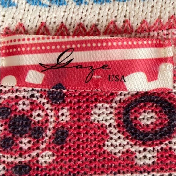 Gaze USA short sleeve Top Tee Elephant Print S - Picture 9 of 10